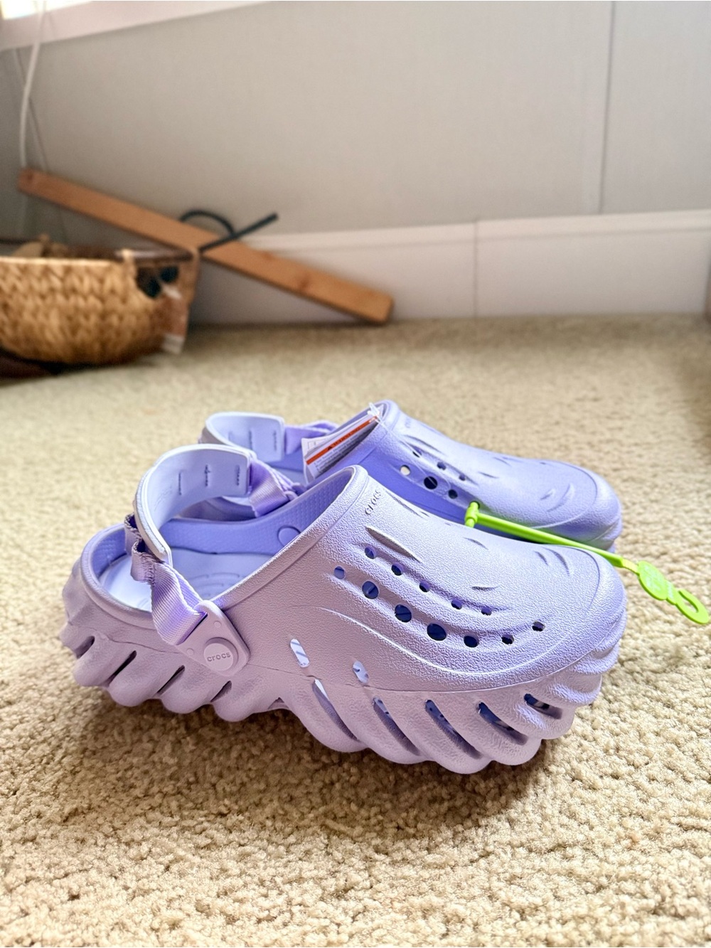 Crocs Echo Clog Mystic Purple 207937-5BN Men 4 Women 6 NWT Brand New No Bag